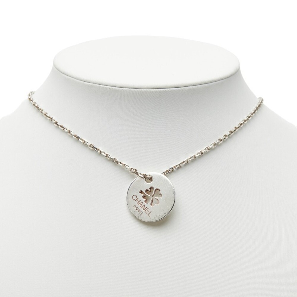 CHANEL Authentic Silver Love Necklace - Picture 6 of 6